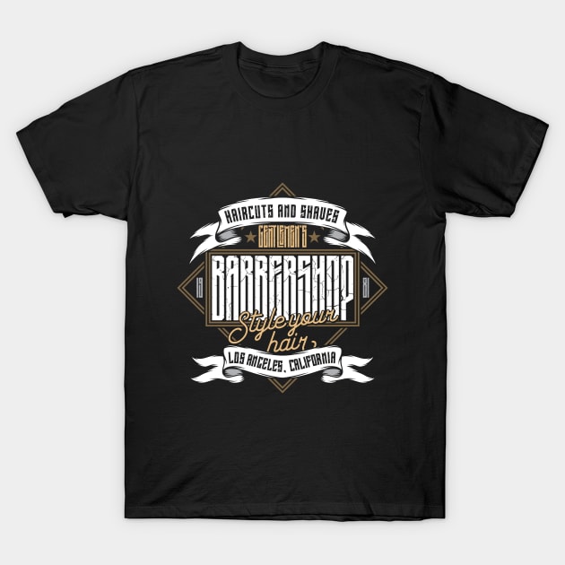 Gentlemen's Barbershop T-Shirt by Verboten